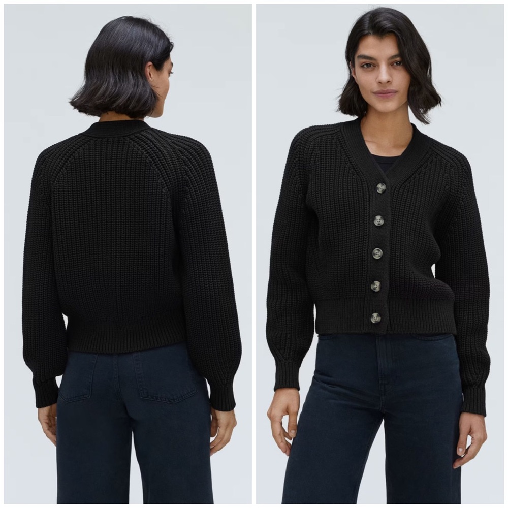 Everlane the texture cardigan S